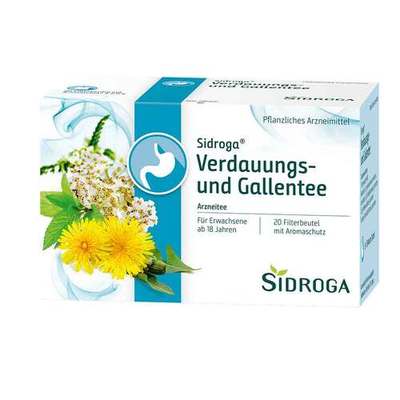 Uriach Germany GmbH SIDROGA Verdauungs- und Gallentee Filterbeutel 20X2.0 g 10109229