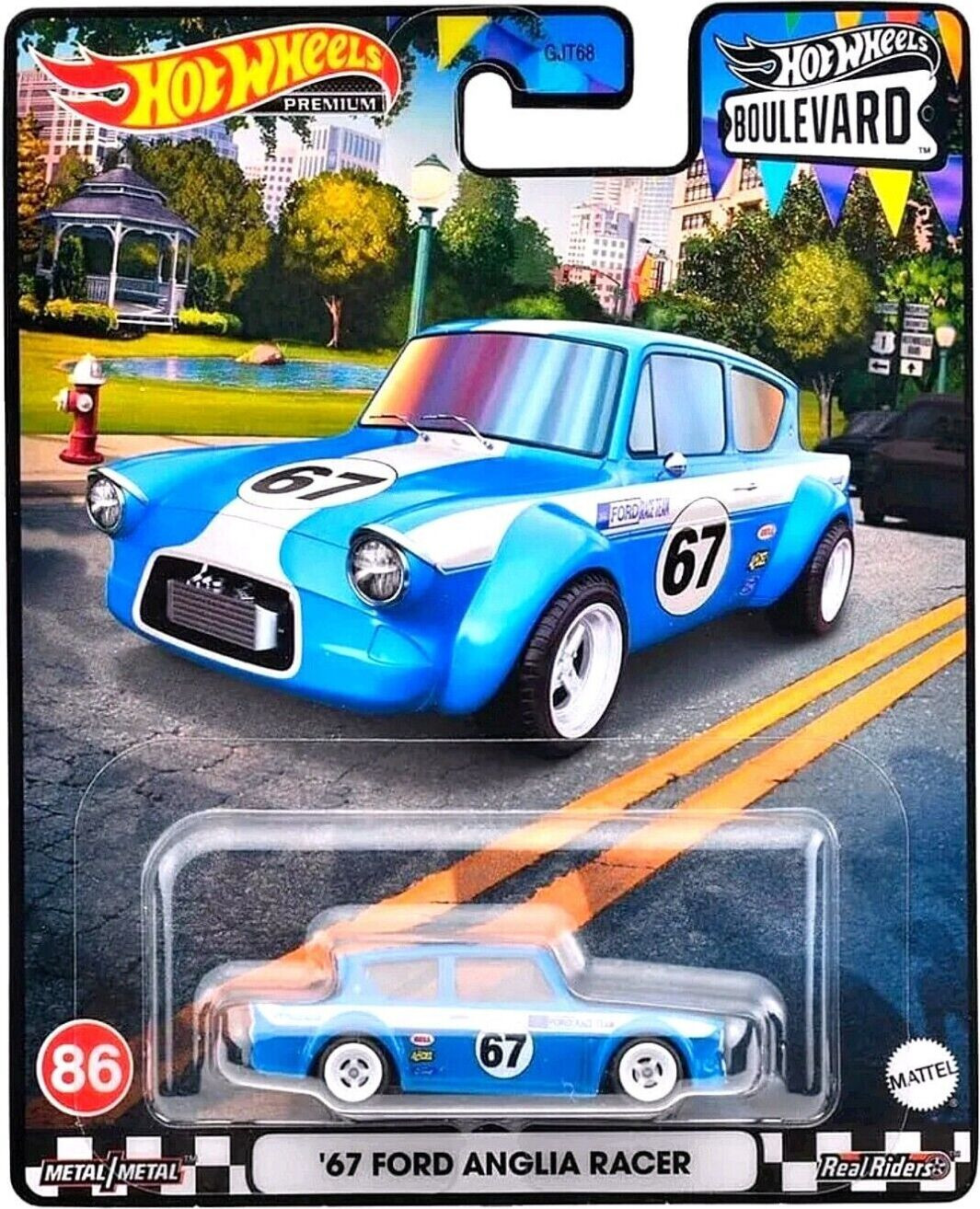 Hot Wheels HKF32 Raceauto Blauw Wit