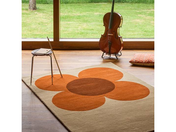 Designer Teppich „Flower Placement“ - handgetuftet, aus 100% reiner Schurwolle 160 x 230 cm ORLA KIELY