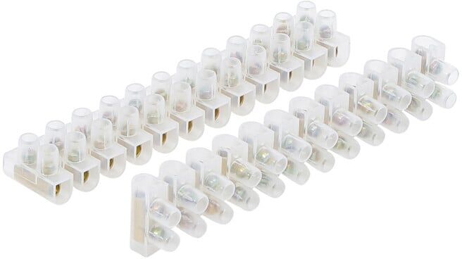 Borniers 4,0 mm² 6 Amp. 2 pièces bloc de 12 BGS Do it yourself (80727)
