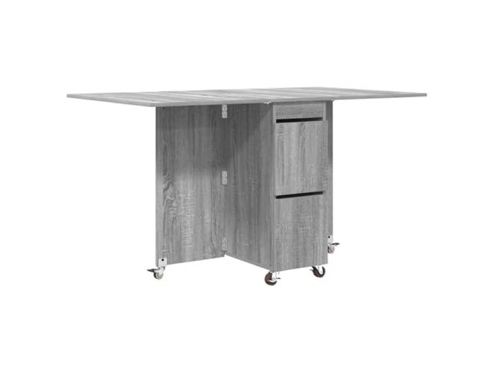 HKLGBVCR Esstisch, 140 x 80 x 77 cm, Holz, Grau