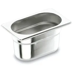Lacor Gastronormschale GN 1/3 Edelstahl AISI 200, 10 cm 3,8 L