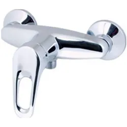 Plieger, Duscharmatur + Badewannenarmatur, fester Duschhahn - 15 cm Herzabstand - Chrom (1129001)