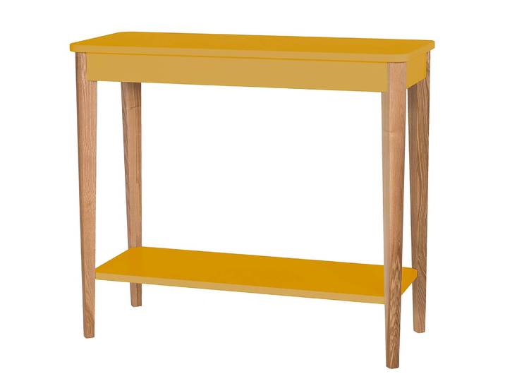 Console 85cm Jaune/Jaune moutarde