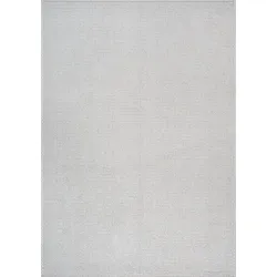 Webteppich Mora 80 x 150 cm Polyester Beige Creme