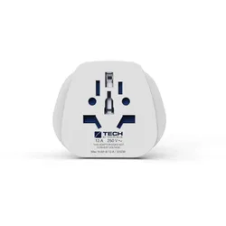 TRAVEL BLUE – Weltweiter Stromstecker-zu-Europa-Adapter. Packen Sie 2 U.