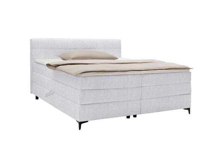 Boxspringbett Bari 160/200 cm Hellgrau