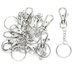 Schlüsselanhänger mit Karabiner, 25 mm, 10 Stück