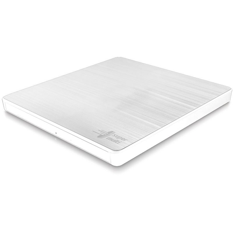 Hitachi HLDS GP60NW60 DVD-Brenner ultra slim extern USB 2.0 weiss