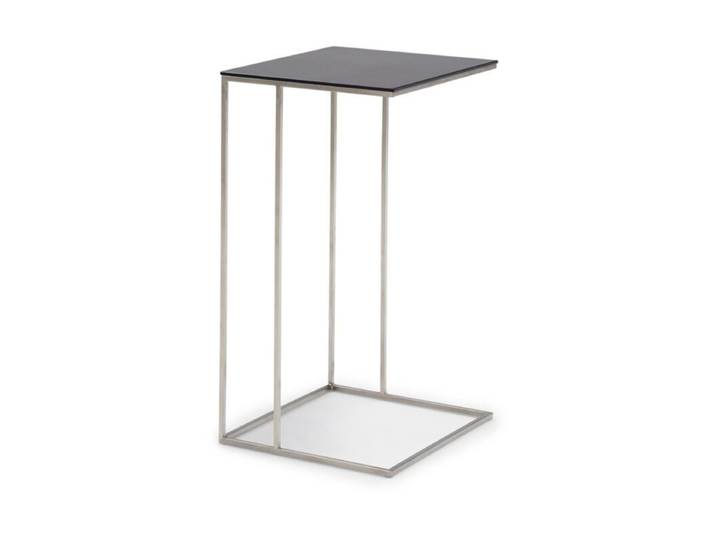 Musterring Nela Beistelltisch mit Keramik Platte - Keramik Nero - 63 Modern, Zeitlos