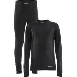 CRAFT Kinder Wäscheset CORE Dry Baselayer Set J, Größe 146 in Schwarz Schwarz