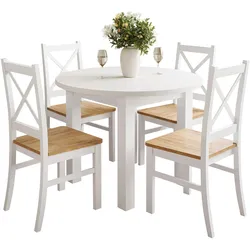 TISCHGRUPPE OLEA Tisch + 4 Stühle
