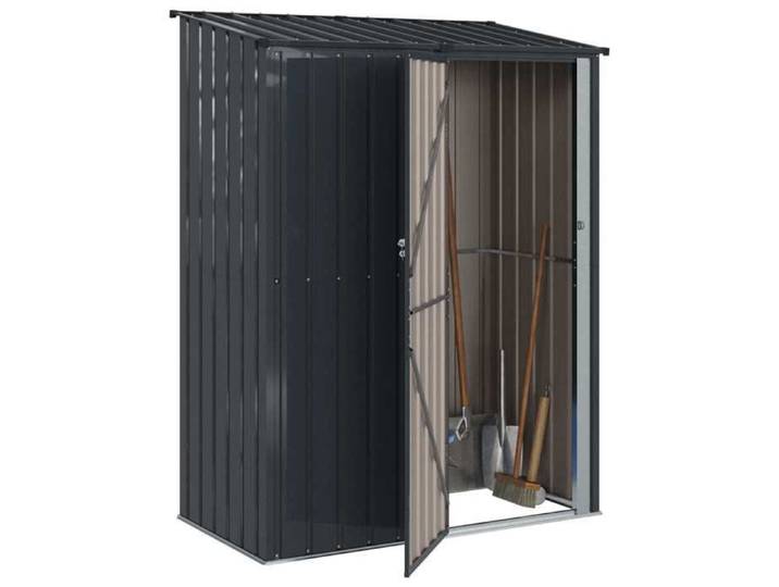 [58129]Cabanons de jardin Anthracite 153 5x86x200 cm Métал Poids:33.7 Kg