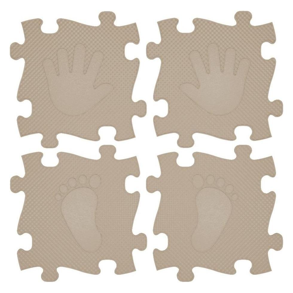 Askato Bodenmatte 16 Elemente Magic Set beige MFK-044-3 (30 x 30 cm) (116761 MFK-044-3)