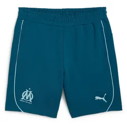 PUMA Olympique Marseille Casuals Sweatshorts Herren 02 - ocean tropic/turquoise surf S