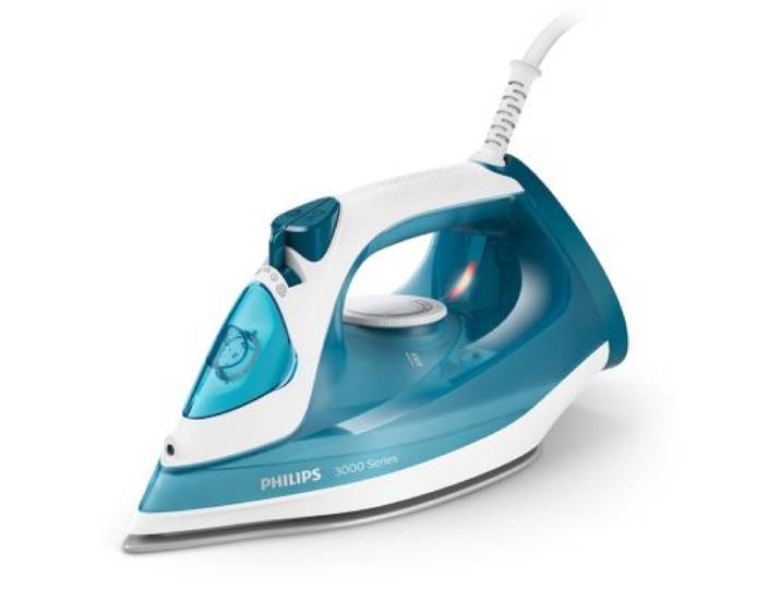 Philips - Fer À Repasser Dst3011/20 Fer À Vapeur Série 3000 Bleu/Blanc, 2000w