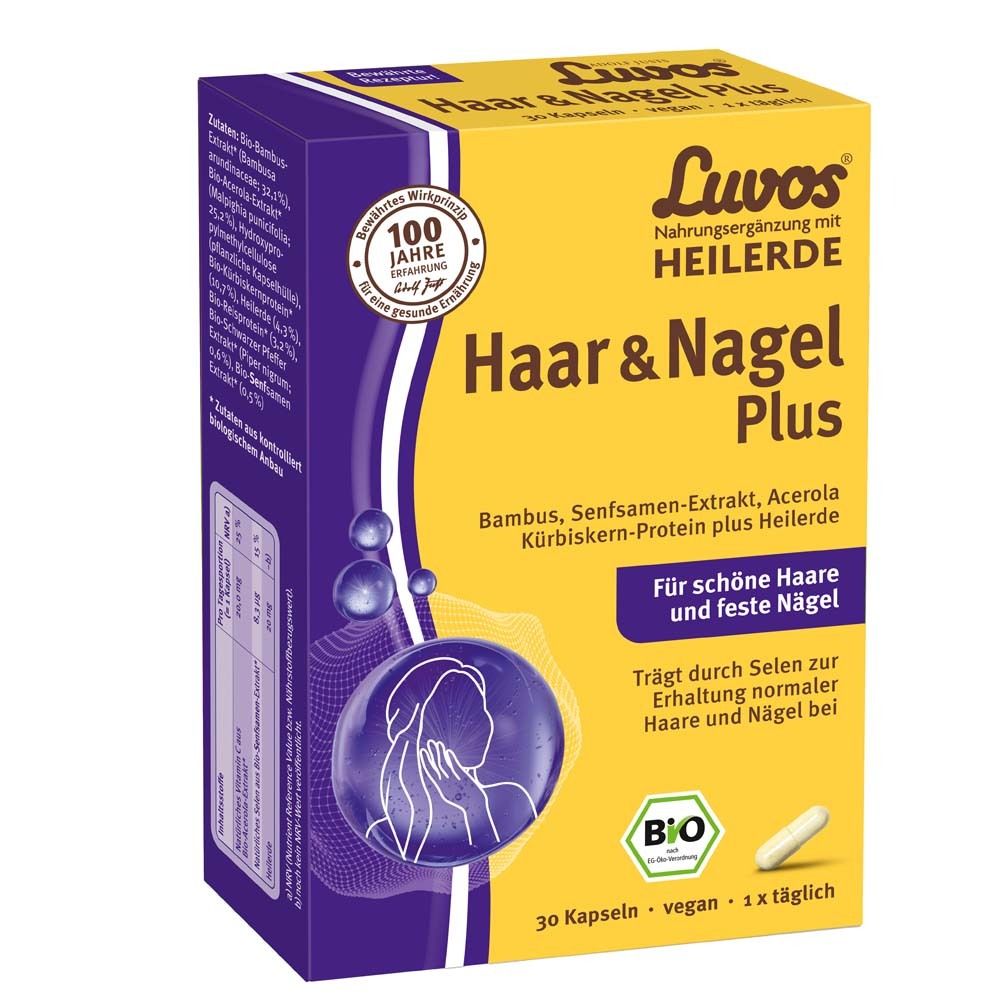 Luvos Heilerde Haar&Nagel Bio 30 St Kapseln