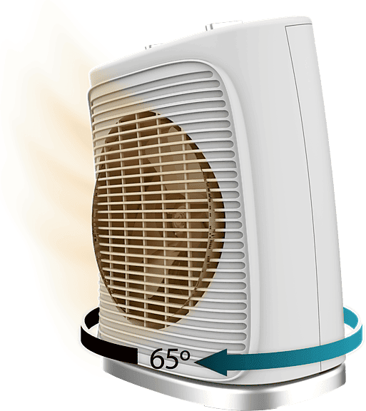 REACONDICIONADO Seminuevo Muy bueno Calefactor portátil - Cecotec ReadyWarm 2050 Max Force Rotate White, 2000 W, 3 modos, 20 m²