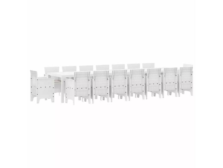 VidaXL - Gartenmöbel polypropylen, One Size, Weiss