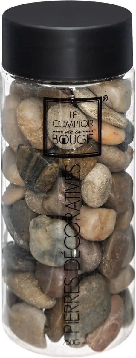 Atmosphera decoratiestenen bruin mix - 750 gram - voor aquarium en vazen