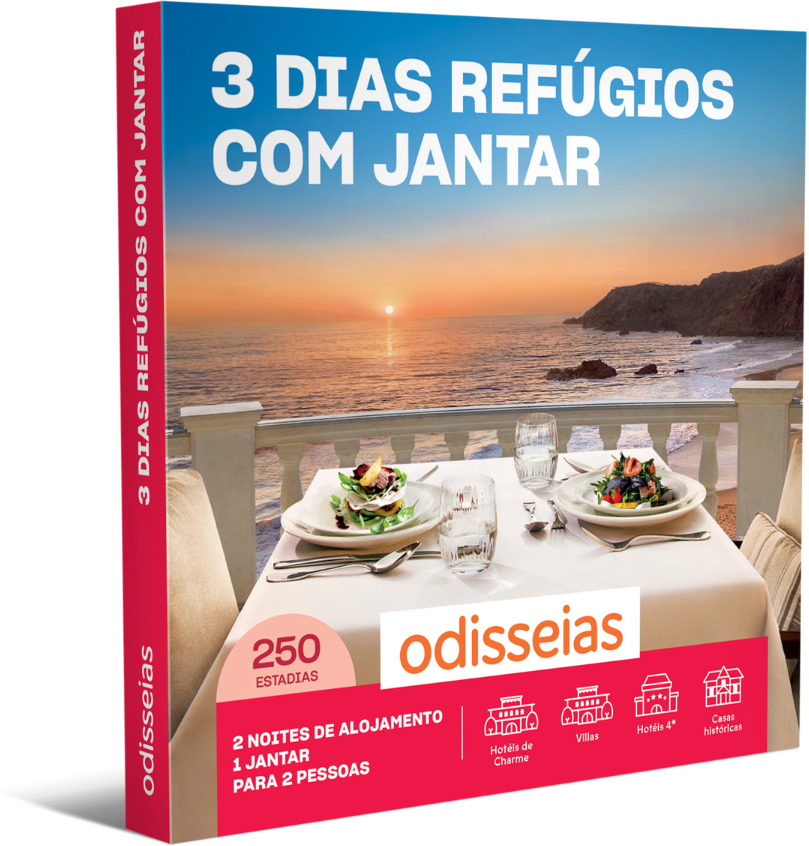 3 Dias Refúgios com Jantar   250 Hotéis