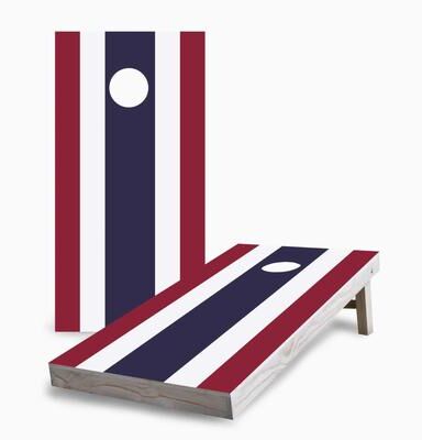 Skip's Garage Thai Flag Cornhole Boards