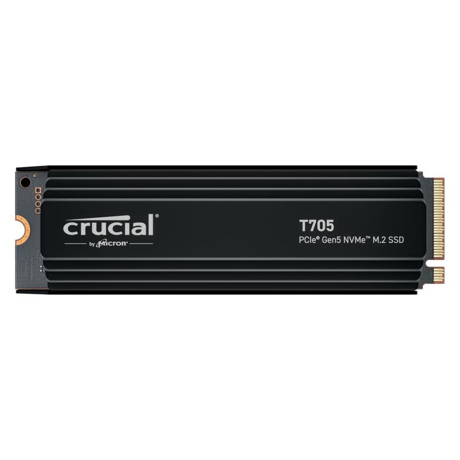 Crucial T705 mit Kühlkörper (1000 GB, M.2 2280) (CT1000T705SSD5)