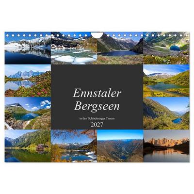 Ennstaler Bergseen in den Schladminger Tauern (Wandkalender 2027 DIN A4 quer), CALVENDO Monatskalender