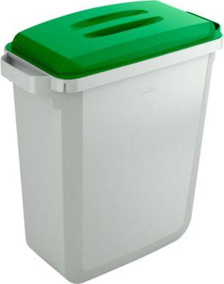 Wertstoff-Sammelbehälter, 60 l, mit Deckel, grün