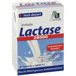 Avitale Lactase 28.000 FCC-Tabletten 80 St