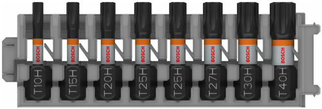 BOSCH PRO Set de embouts Impact, 25 mm, 8 pcs (2608521U56)