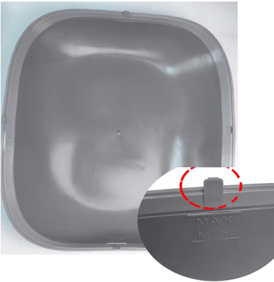Inspire Curations CleanFlow Litter Filter Bin & Capsule Door Replacement Kit bottom Bracket