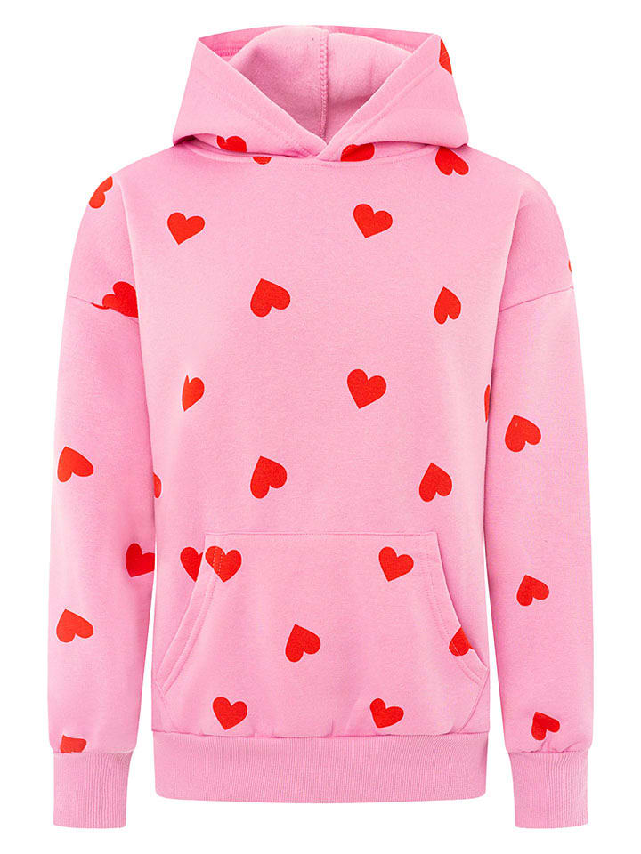 Zwillingsherz Hoodie "Herzchen" in Rosa - L