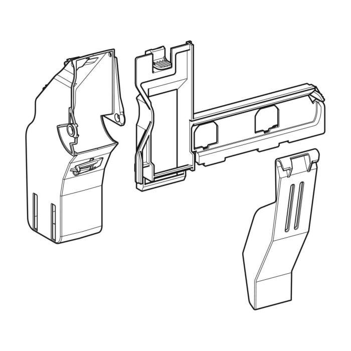 Geberit Sigma40 Einwurfschacht 242602001 mit Auffangbehälter