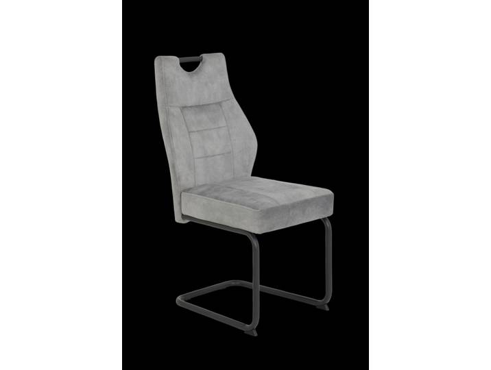 Schwingstuhl LINDA 2er SetStoff vintage velvet silber