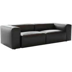 SOFA CELESTE Schwarz Lederfaserstoff