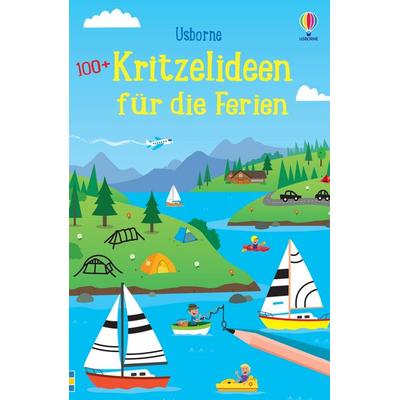 100+ Kritzelideen für die Ferien, Taschenbuch von Fiona Watt, Usborne, 978-1-78941-863-7