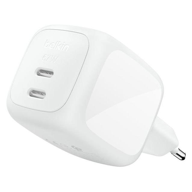 Belkin BoostCharge Pro (67 W, 2 Ports) (WCH020KQ2MWH-B6)
