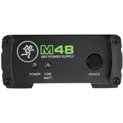 Mackie Phantomspeisung M-48 48V 1-Kanal mit Kabel, Zubehör Instrumente, Schwarz