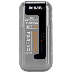 Aiwa R-22SL (AM, FM, Bluetooth), Radio, Silber
