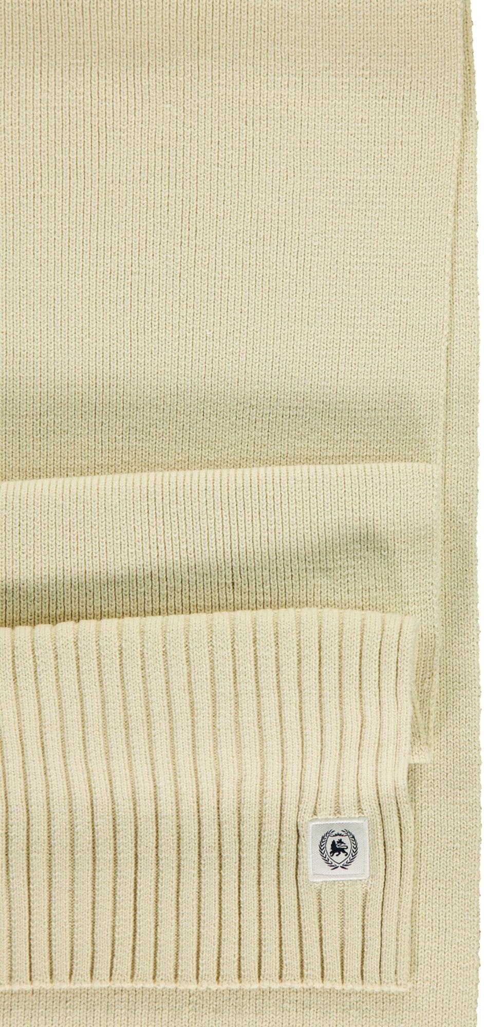 Strickschal LERROS "Weicher Herren Strickschal", Herren, foam weiß, Materialmix, Modetücher