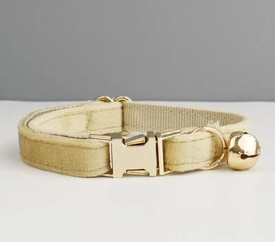 Uplifted Finds Stylish Adjustable Velvet Cat Collar With Bowknot And Free Personalization cat Collar 09 l