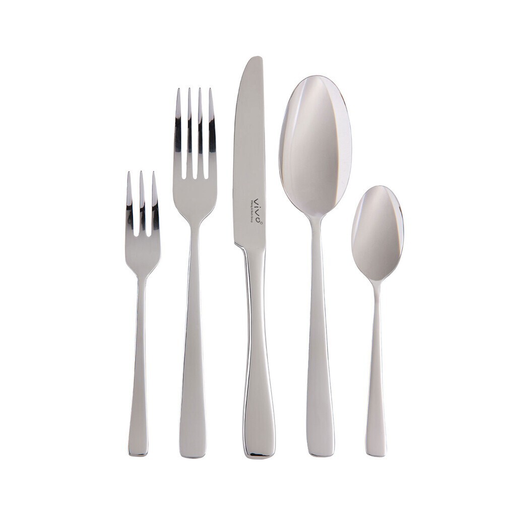 vivo - Villeroy & Boch Group Vorteilset 6 Stück Voice Basic Besteck Besteck Set 30tlg. Edelstahl weiß 1953159053