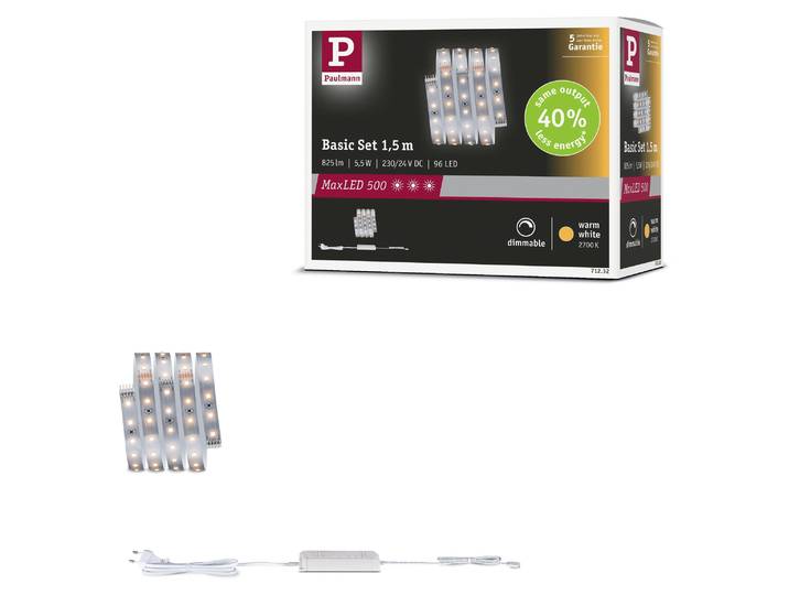 Paulmann MaxLED 500 LED Strip Warmweiß Basisset