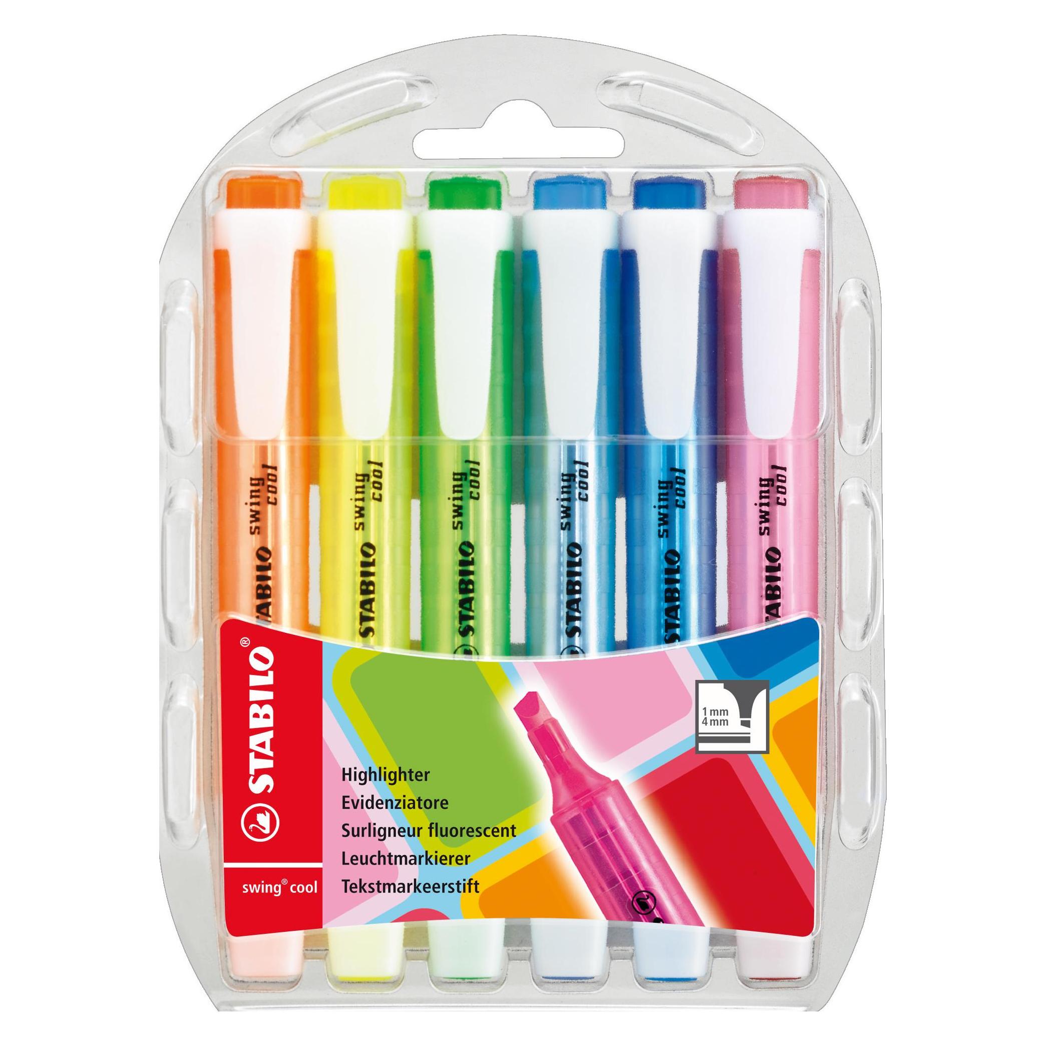 Stabilo swing cool Textmarker (6x) (275/6-3)
