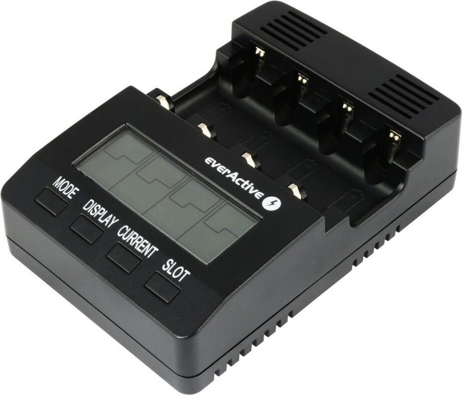 Everactive NC-3000 Oplaadbare Batterijen AA, AAA, C en D (NiCd en NiMH)