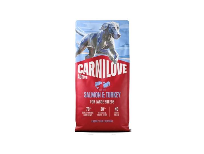 Carnilove Active Dog Adult Large Lachs&Truthahn - Trockenfutter für Hunde - 12kg