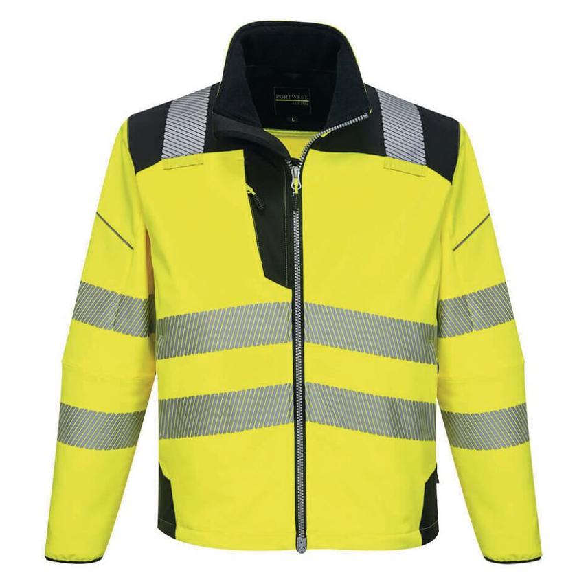 Portwest Warnschutz- Softshelljacke gelb S (S) (30003099)