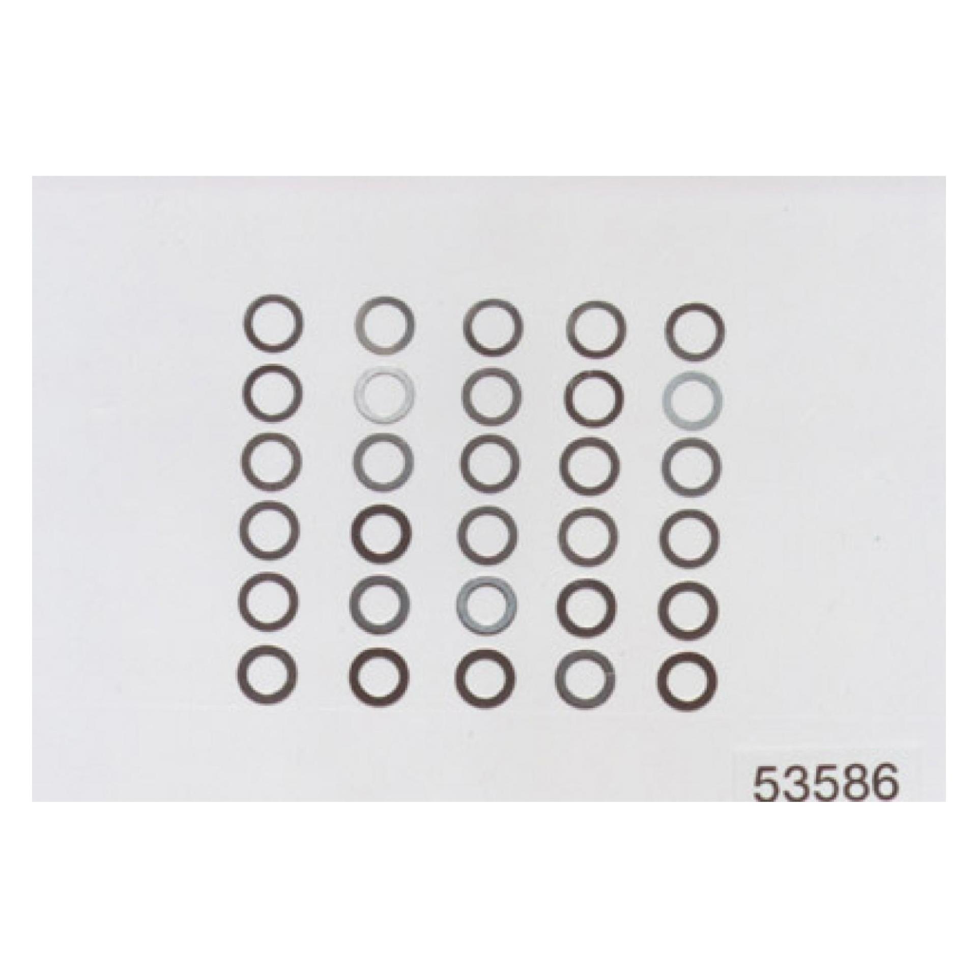 Tamiya Beilagen-Set 4 mm 3 Typen 10 Stück (300053586)
