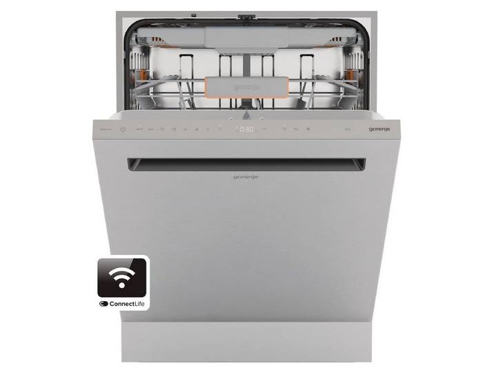 GORENJE Unterbaugeschirrspüler GU673A65X, 9,5 l, 16 Maßgedecke, TotalDry - auto. Türöffnung